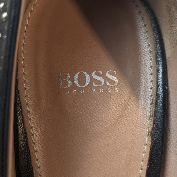 Hugo boss leather studded heels - Picture 8 of 16
